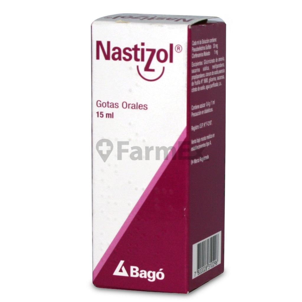 Nastizol Gotas orales x 15 ml. BAGO
